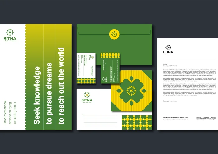 [Branding] Thiết kế logo thương hiệu BITNA hiện đại, cao cấp