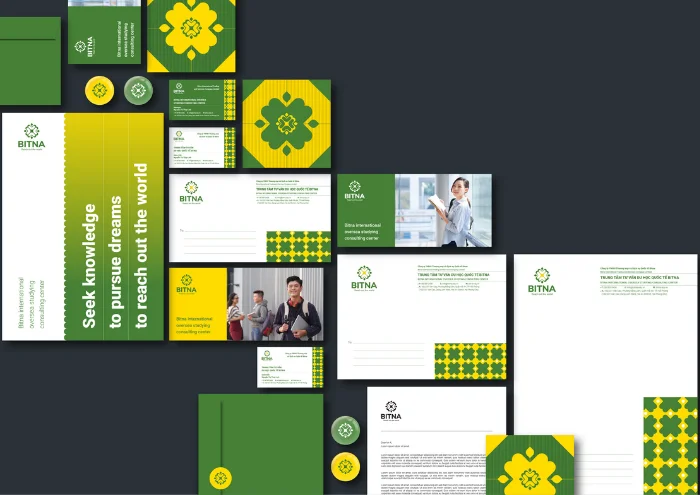 [Branding] Thiết kế logo thương hiệu BITNA hiện đại, cao cấp