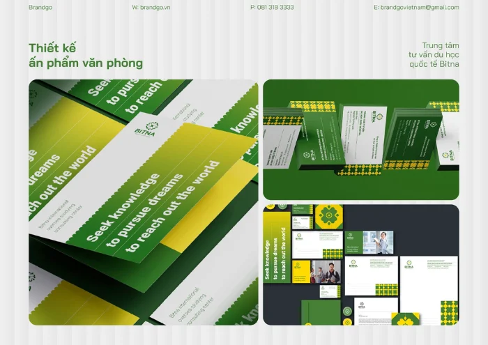 [Branding] Thiết kế logo thương hiệu BITNA hiện đại, cao cấp