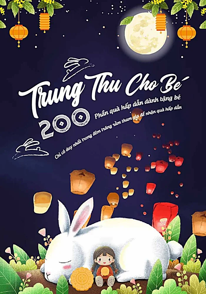 Tổng hợp các mẫu poster Trung thu đẹp