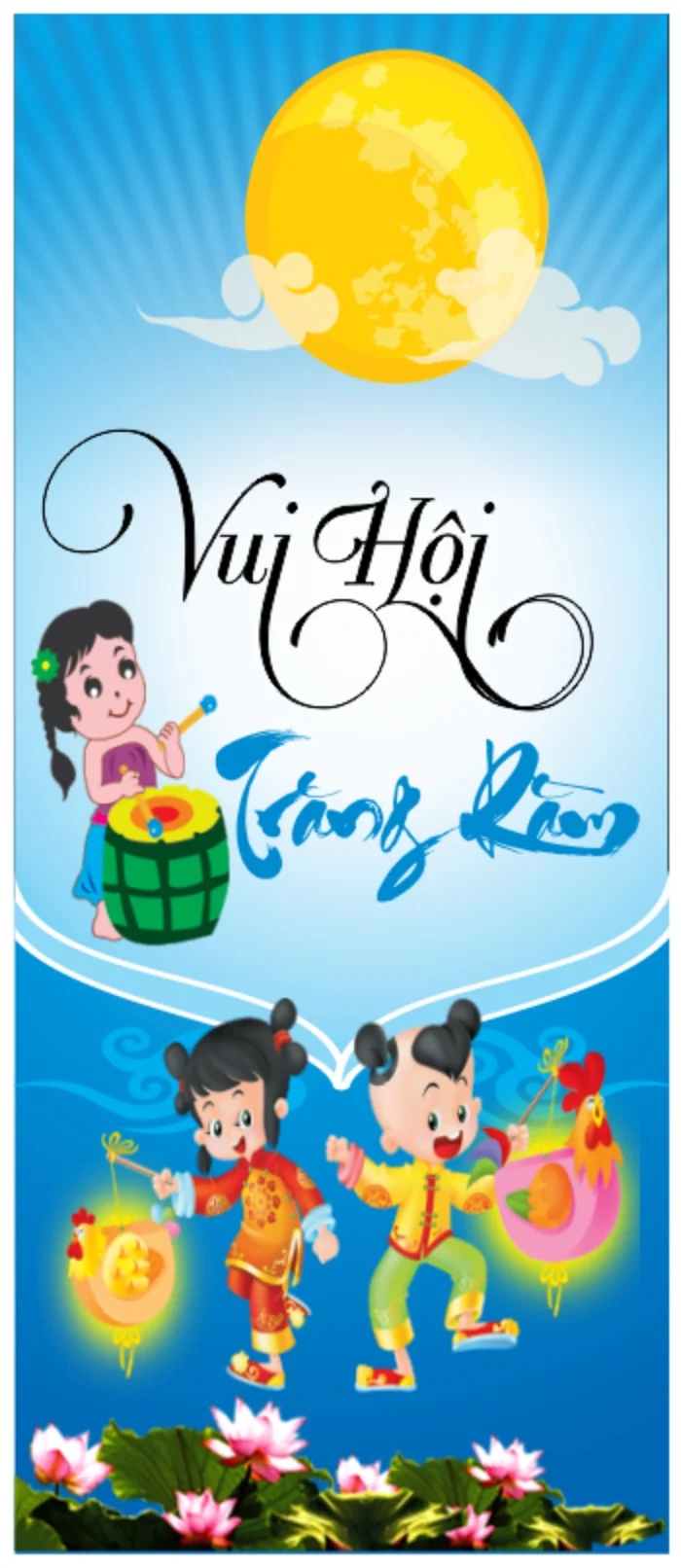 Tổng hợp các mẫu standee trung thu và standee bánh trung thu đẹp mắt