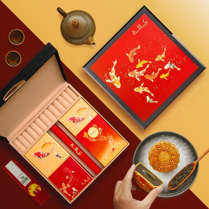 Tổng hợp các mẫu bao bì hộp bánh trung thu ABC Bakery