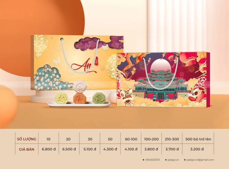 Mẫu hộp 2 bánh