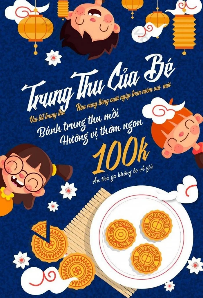 Tổng hợp các mẫu poster Trung thu đẹp