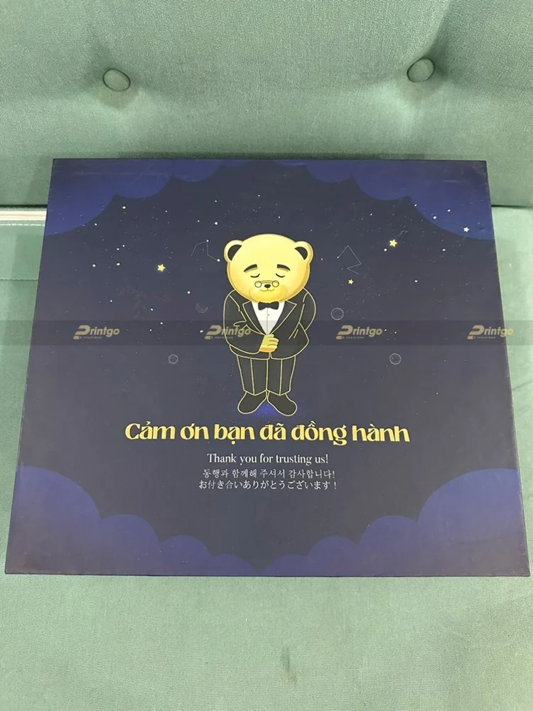 Vua Nệm và Printgo: Dự án thiết kế và in ấn hộp quà Tết - Một lời tri ân đến khách hàng
