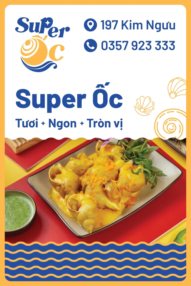 [BRANDING] Ra mắt thương hiệu Super Ốc với bộ nhận diện khẳng định chất lượng