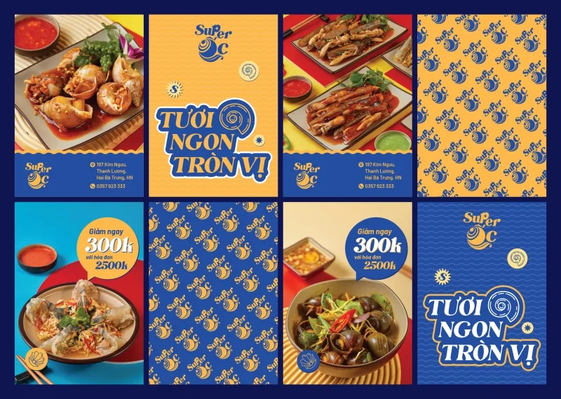 [BRANDING] Ra mắt thương hiệu Super Ốc với bộ nhận diện khẳng định chất lượng