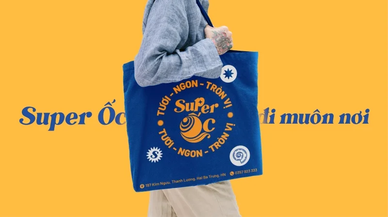 [BRANDING] Ra mắt thương hiệu Super Ốc với bộ nhận diện khẳng định chất lượng