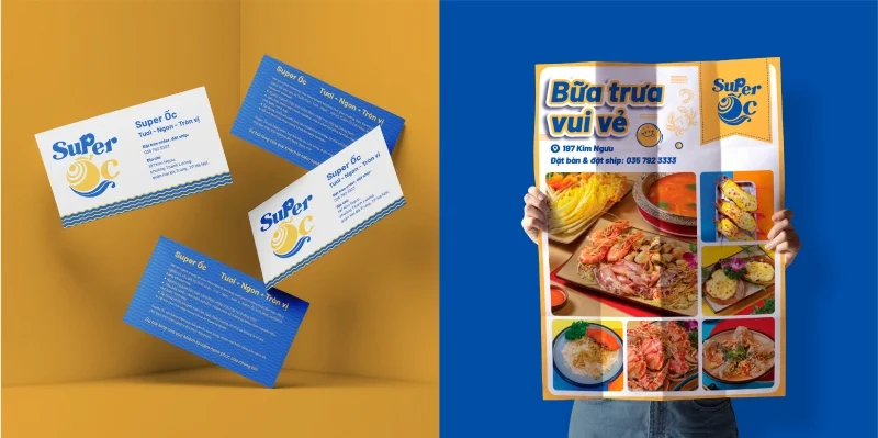 [BRANDING] Ra mắt thương hiệu Super Ốc với bộ nhận diện khẳng định chất lượng