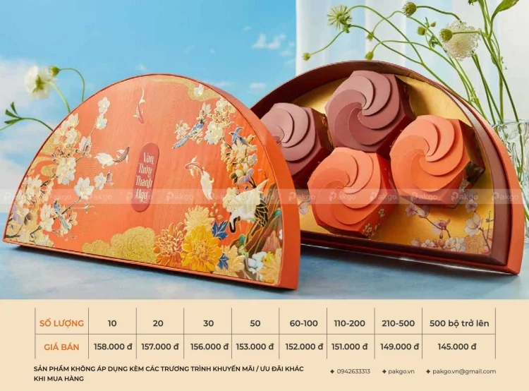 Printgo cập nhật mẫu hộp bánh trung thu bán sẵn 2024 mới nhất