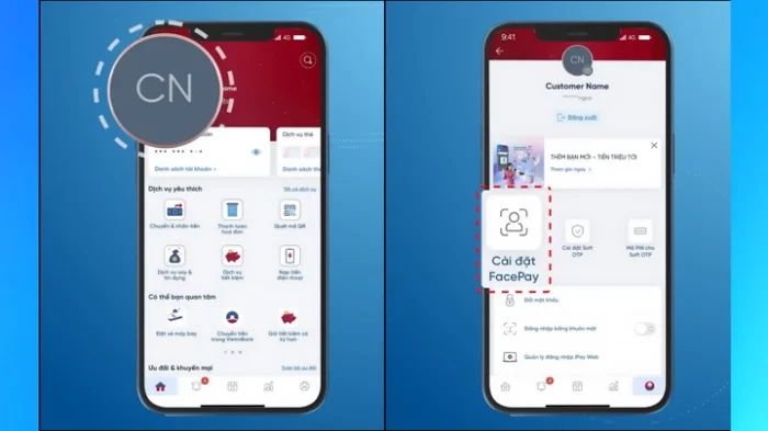 Hướng dẫn cài đặt xác thực sinh trắc học trên ứng dụng ngân hàng Vietinbank