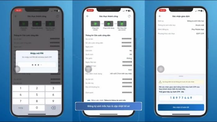 Hướng dẫn cài đặt xác thực sinh trắc học trên ứng dụng ngân hàng Vietinbank