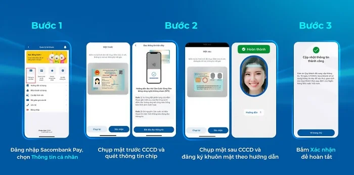 Hướng dẫn cài đặt xác thực sinh trắc học trên ứng dụng ngân hàng Sacombank