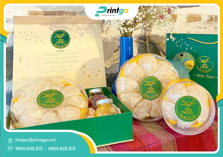 Yến Ngọc và Printgo: In ấn bao bì đựng yến sào, chiến lược nâng cao doanh thu