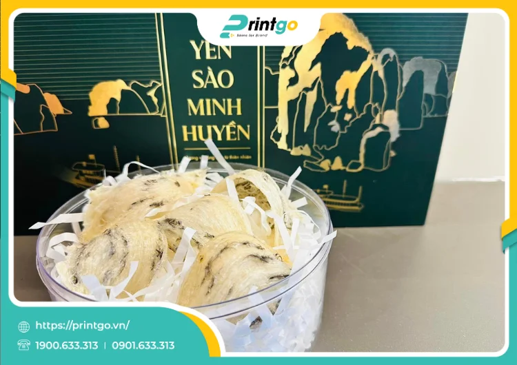 Yến Sào Minh Huyền và Printgo: Sản xuất hộp đựng yến sào, đẳng cấp món quà từ thiện nhiên