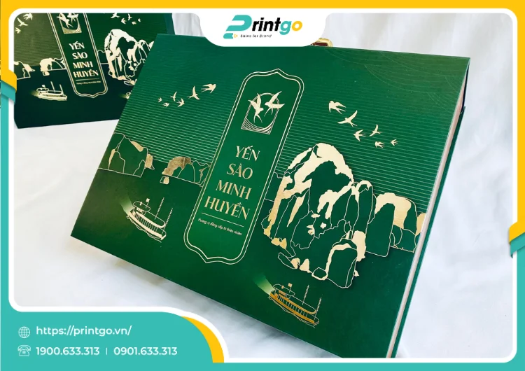 Yến Sào Minh Huyền và Printgo: Sản xuất hộp đựng yến sào, đẳng cấp món quà từ thiện nhiên