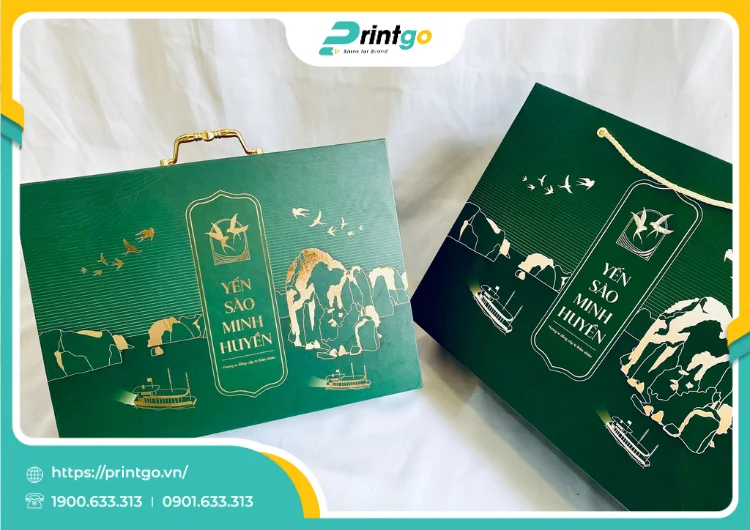 Yến Sào Minh Huyền và Printgo: Sản xuất hộp đựng yến sào, đẳng cấp món quà từ thiên nhiên