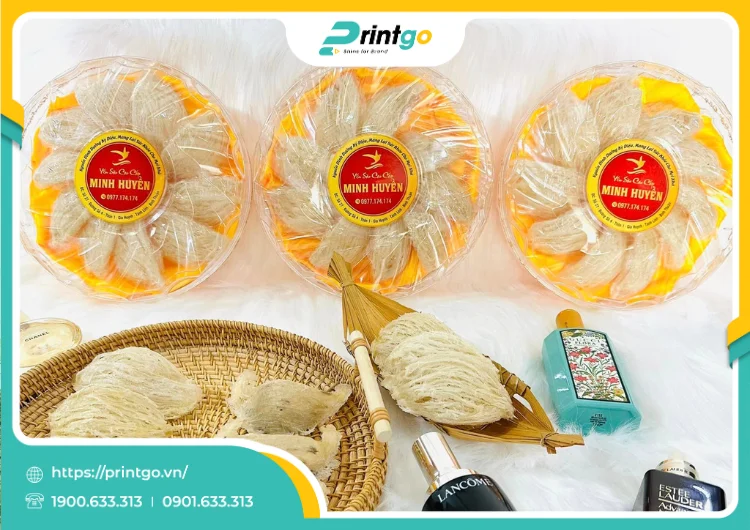Yến Sào Minh Huyền và Printgo: Sản xuất hộp đựng yến sào, đẳng cấp món quà từ thiện nhiên