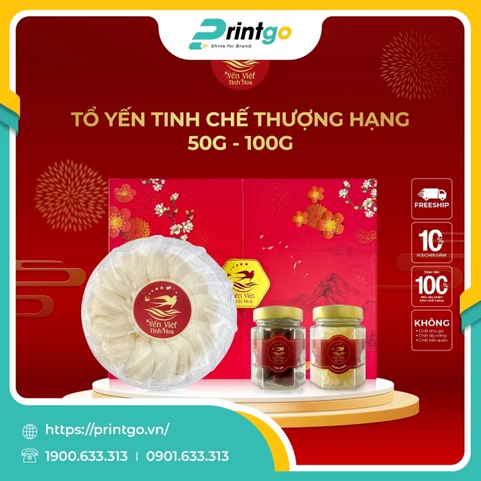 Hộp đựng tổ yến tinh chế