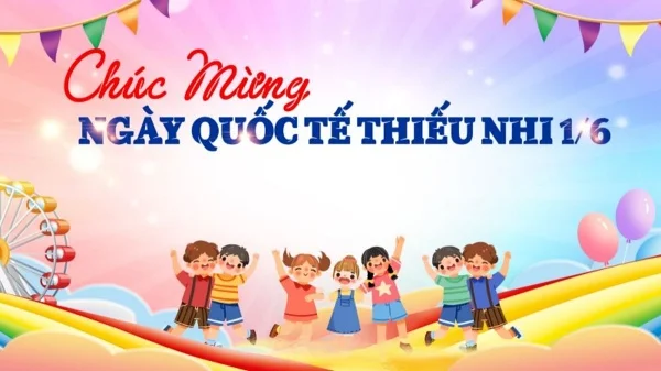 Tổng hợp mẫu hình ảnh Backdrop Quốc tế Thiếu Nhi 1/6 đẹp
