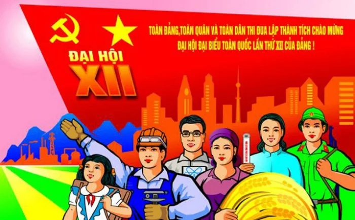 Font chữ của các mẫu băng rôn khẩu hiệu chào mừng Đại hội Đảng lần thứ XIII