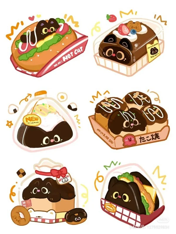 những hình ảnh đồ ăn siêu cute