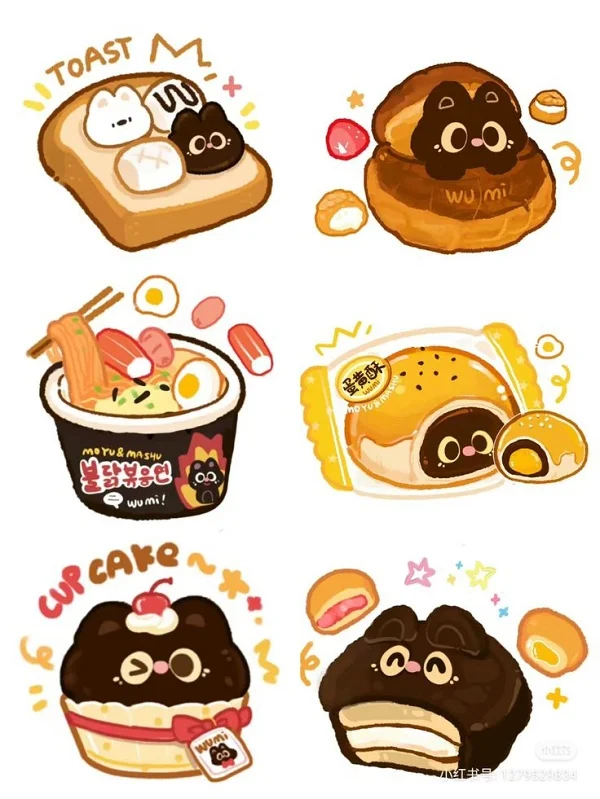 những hình ảnh đồ ăn siêu cute