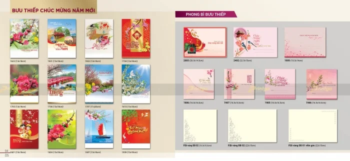 Bưu thiếp Chúc mừng năm mới 2025 của Bông Sen