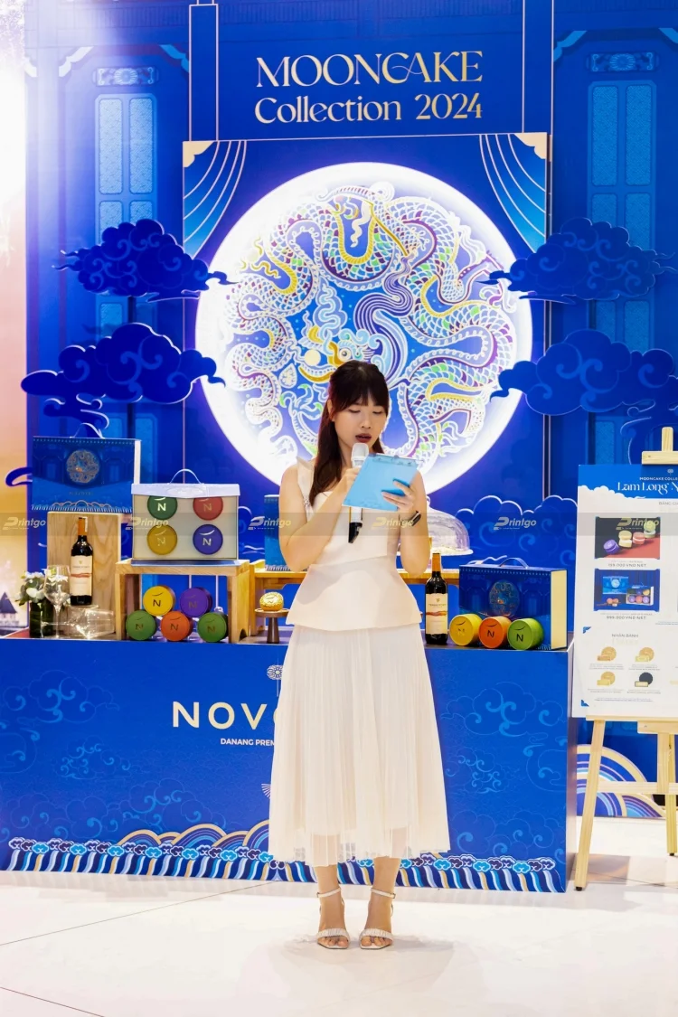 Khách sạn Novotel Đà Nẵng ra mắt BST hộp bánh trung thu 2024 “Lam Long Nguyệt Đô" do Printgo sản xuất