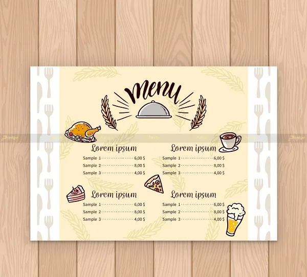 Một số lưu ý khi lựa chọn kích thước menu