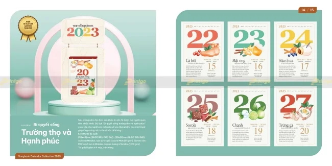 Bộ sưu tập lịch tết Song Hành 2025 chất lượng vượt trội, giá tận xưởng