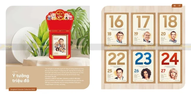Bộ sưu tập lịch tết Song Hành 2025 chất lượng vượt trội, giá tận xưởng