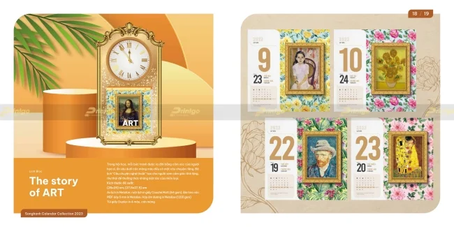 Bộ sưu tập lịch tết Song Hành 2025 chất lượng vượt trội, giá tận xưởng