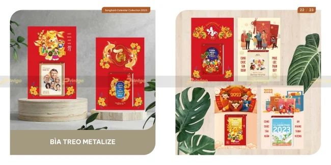Bộ sưu tập lịch tết Song Hành 2025 chất lượng vượt trội, giá tận xưởng