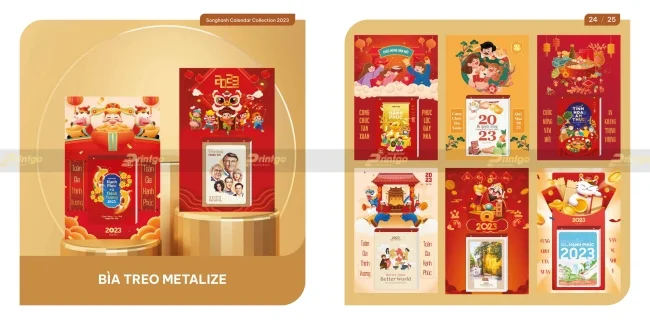 Bộ sưu tập lịch tết Song Hành 2025 chất lượng vượt trội, giá tận xưởng