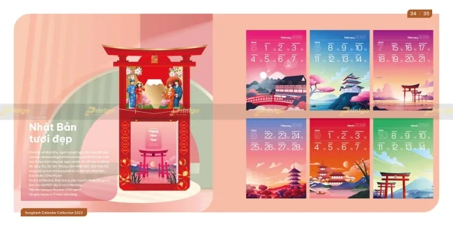 Bộ sưu tập lịch tết Song Hành 2025 chất lượng vượt trội, giá tận xưởng