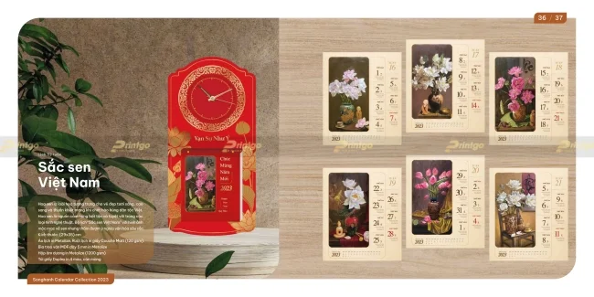 Bộ sưu tập lịch tết Song Hành 2025 chất lượng vượt trội, giá tận xưởng