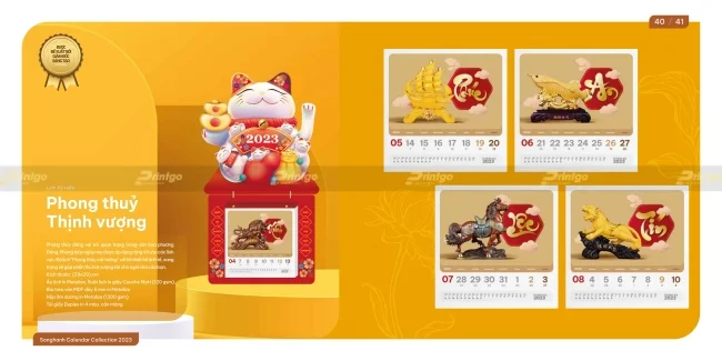 Bộ sưu tập lịch tết Song Hành 2025 chất lượng vượt trội, giá tận xưởng