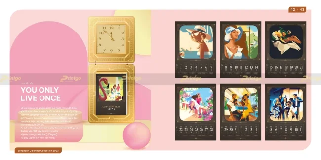 Bộ sưu tập lịch tết Song Hành 2025 chất lượng vượt trội, giá tận xưởng