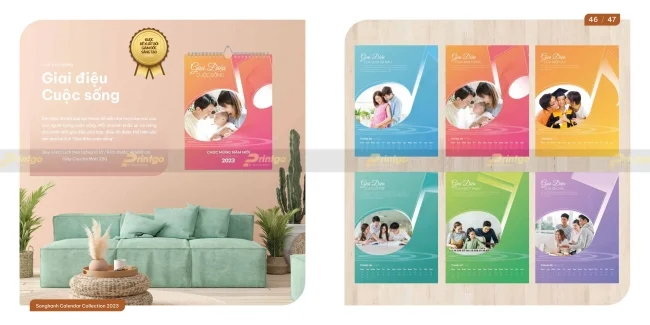 Bộ sưu tập lịch tết Song Hành 2025 chất lượng vượt trội, giá tận xưởng