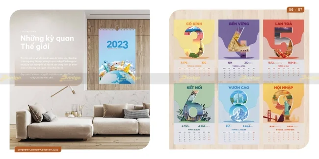 Bộ sưu tập lịch tết Song Hành 2025 chất lượng vượt trội, giá tận xưởng
