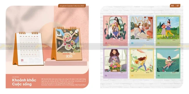 Bộ sưu tập lịch tết Song Hành 2025 chất lượng vượt trội, giá tận xưởng