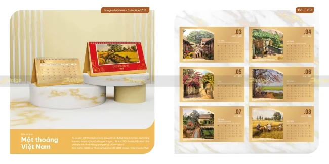Bộ sưu tập lịch tết Song Hành 2025 chất lượng vượt trội, giá tận xưởng