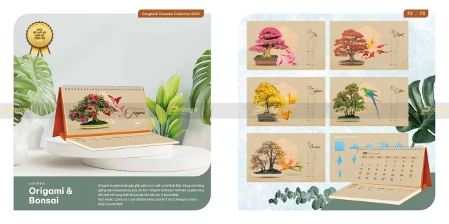 Bộ sưu tập lịch tết Song Hành 2025 chất lượng vượt trội, giá tận xưởng