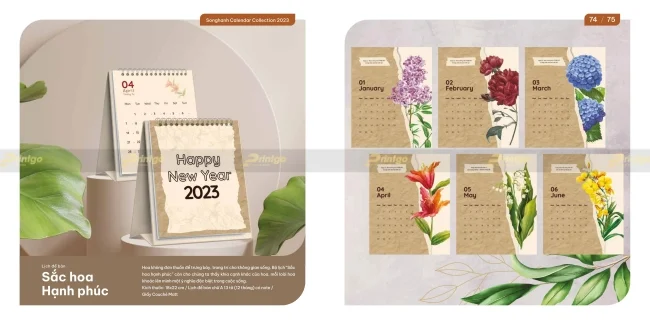 Bộ sưu tập lịch tết Song Hành 2025 chất lượng vượt trội, giá tận xưởng