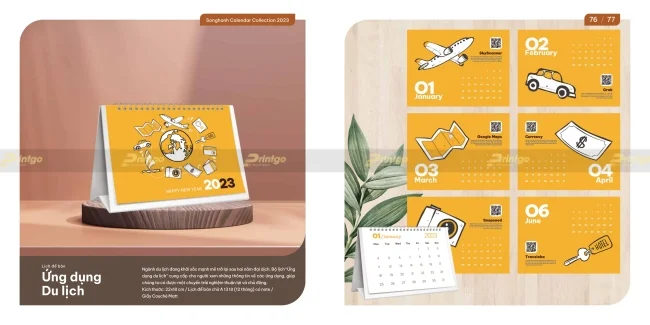 Bộ sưu tập lịch tết Song Hành 2025 chất lượng vượt trội, giá tận xưởng
