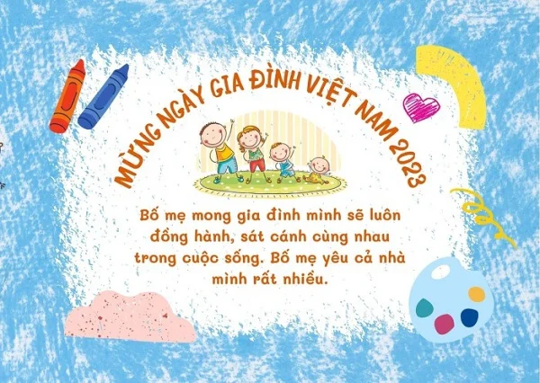   Top 20+ mẫu thiệp chúc mừng ngày Gia đình Việt Nam đẹp