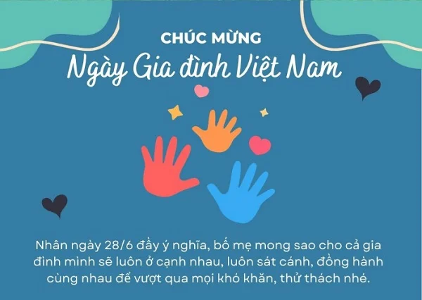   Top 20+ mẫu thiệp chúc mừng ngày Gia đình Việt Nam đẹp