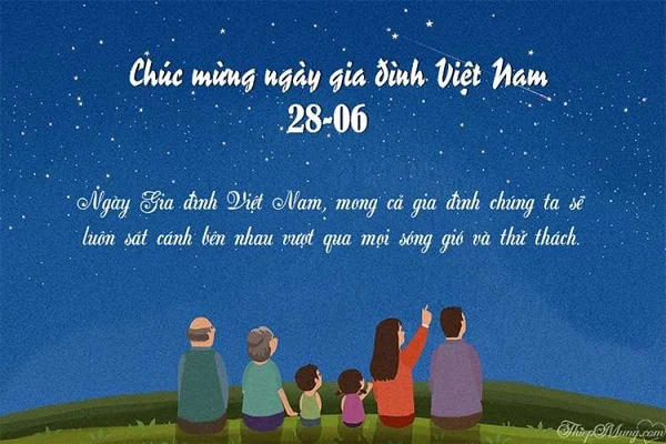   Top 20+ mẫu thiệp chúc mừng ngày Gia đình Việt Nam đẹp