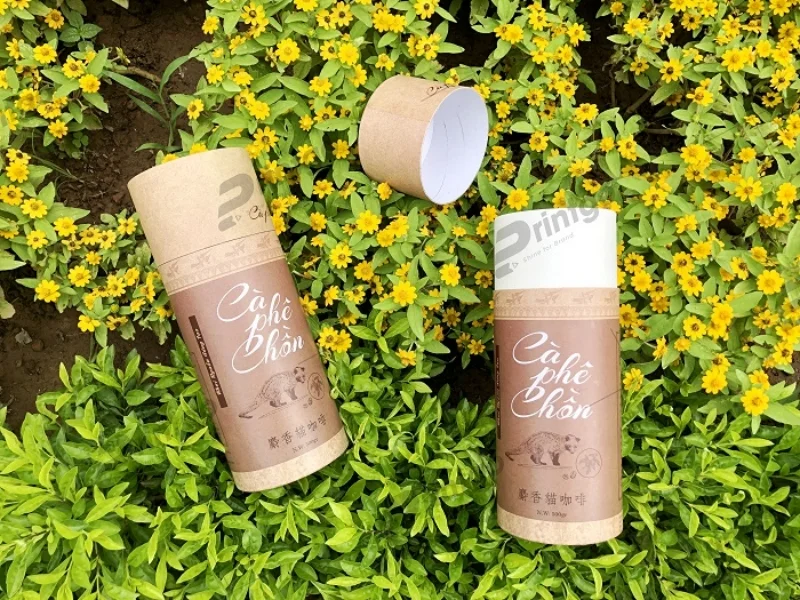 Printgo thiết kế và in bộ hộp đựng cà phê của Drops Coffee mang phong cách trẻ trung, năng động